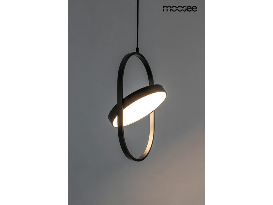 MOOSEE lampa wisząca SPINNER 19 czarna - Moosee