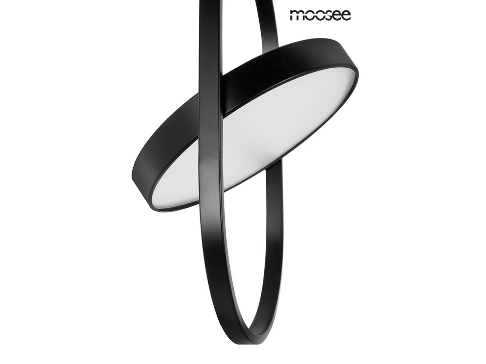 MOOSEE lampa wisząca SPINNER 26 czarna - Moosee
