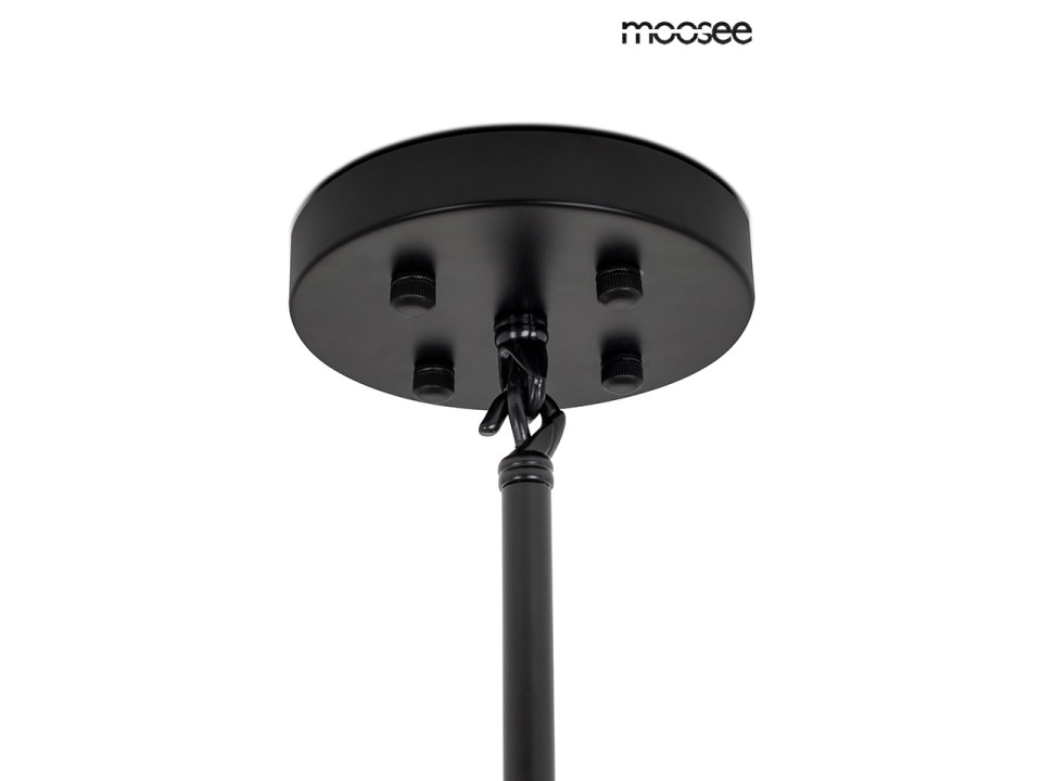 MOOSEE lampa wisząca CANDELABR 10 czarna - Moosee
