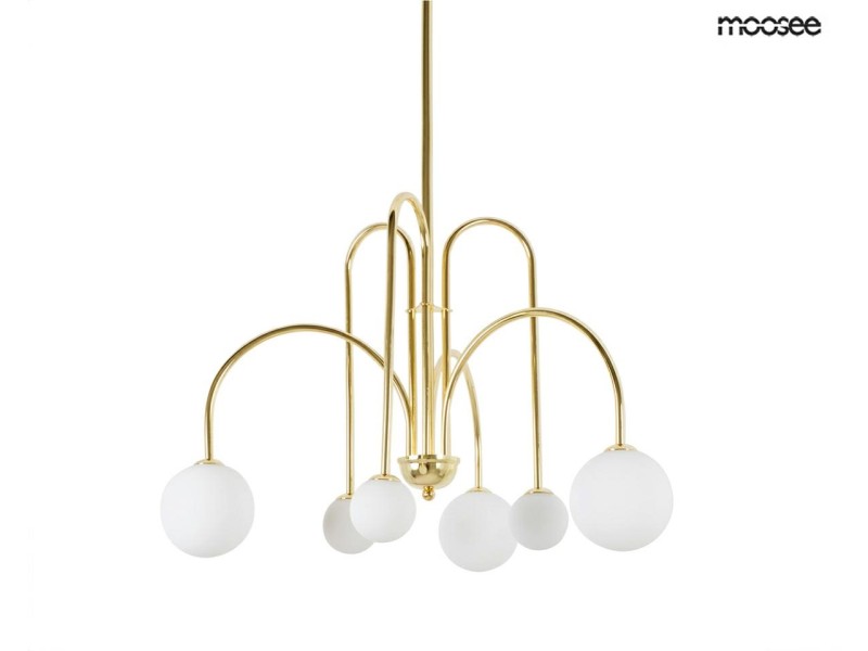 Lampa wisząca NERI złota - Moosee