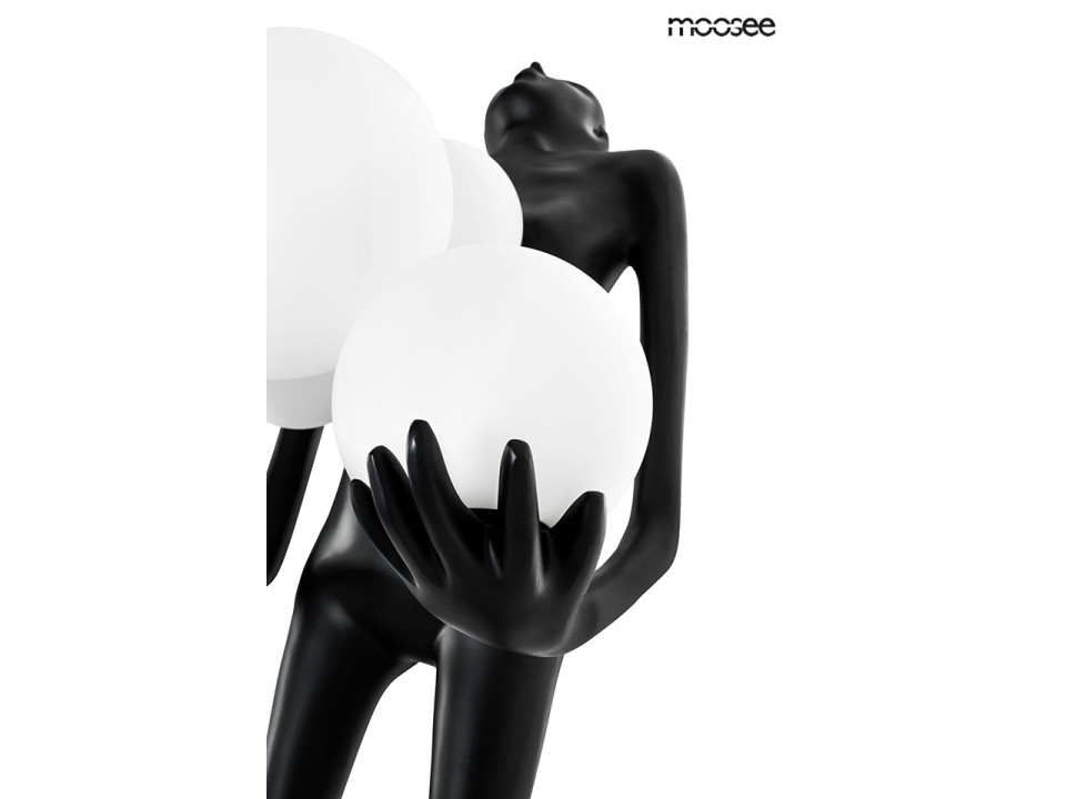 MOOSEE lampa podłogowa HUMAN czarna - Moosee