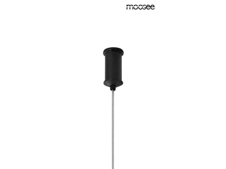 MOOSEE lampa wisząca TECHNICS czarna - Moosee