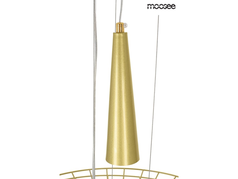 MOOSEE lampa wisząca SESTO złota - Moosee