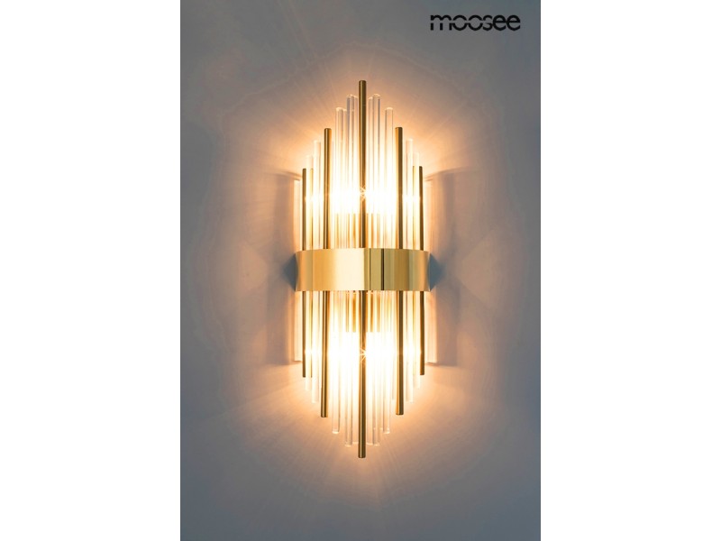 Lampa ścienna ARMANDO złota - Moosee