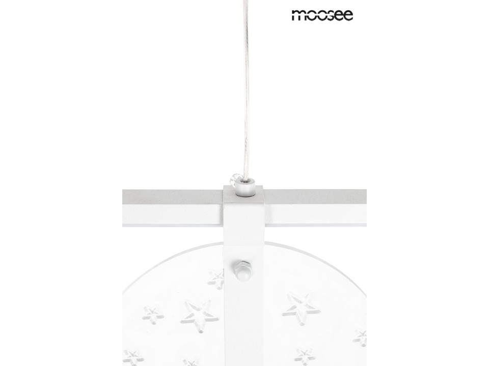 MOOSEE lampa wisząca STARS biała - Moosee