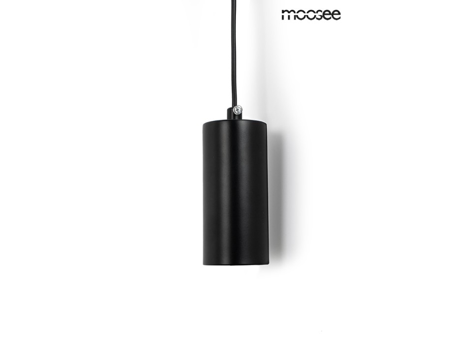 MOOSEE lampa ścienna COMO czarna - Moosee
