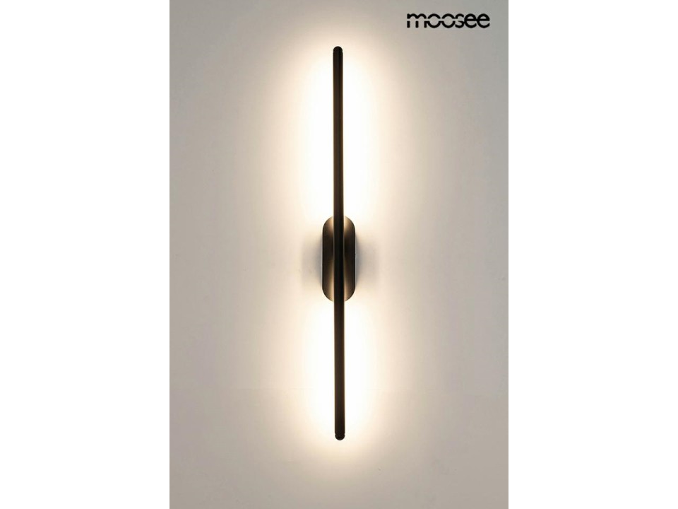 MOOSEE lampa ścienna TOBIA czarna - Moosee