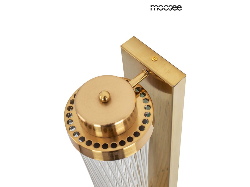 MOOSEE lampa ścienna COLUMN 40 złota - Moosee