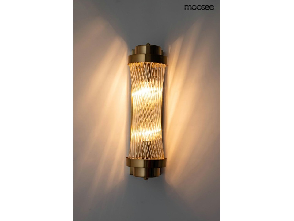 MOOSEE lampa ścienna COLUMN 40 złota - Moosee