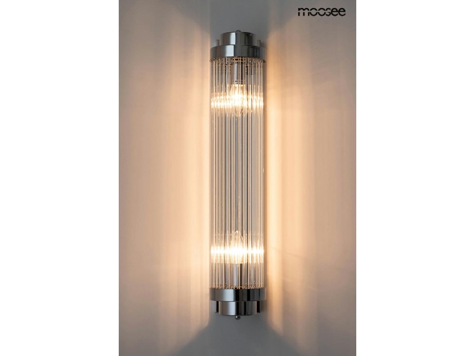 MOOSEE lampa ścienna COLUMN 60 srebrna - Moosee