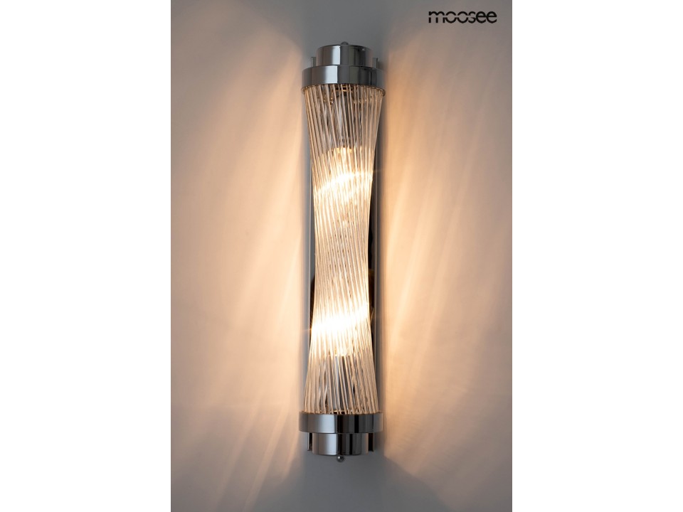 MOOSEE lampa ścienna COLUMN 60 srebrna - Moosee