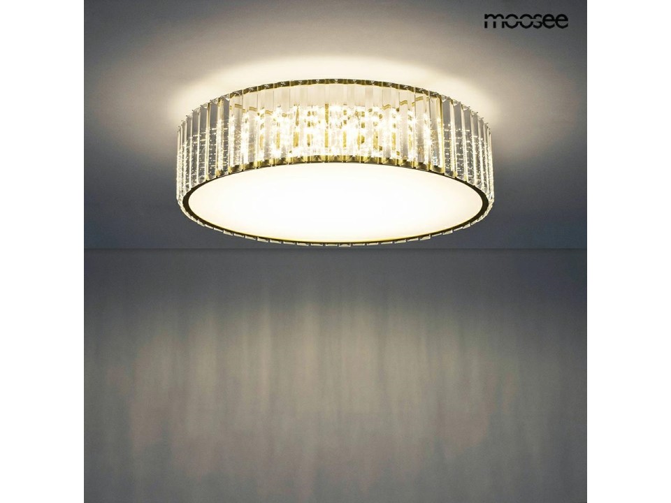 MOOSEE lampa sufitowa / plafon CROWN 50 złota - Moosee
