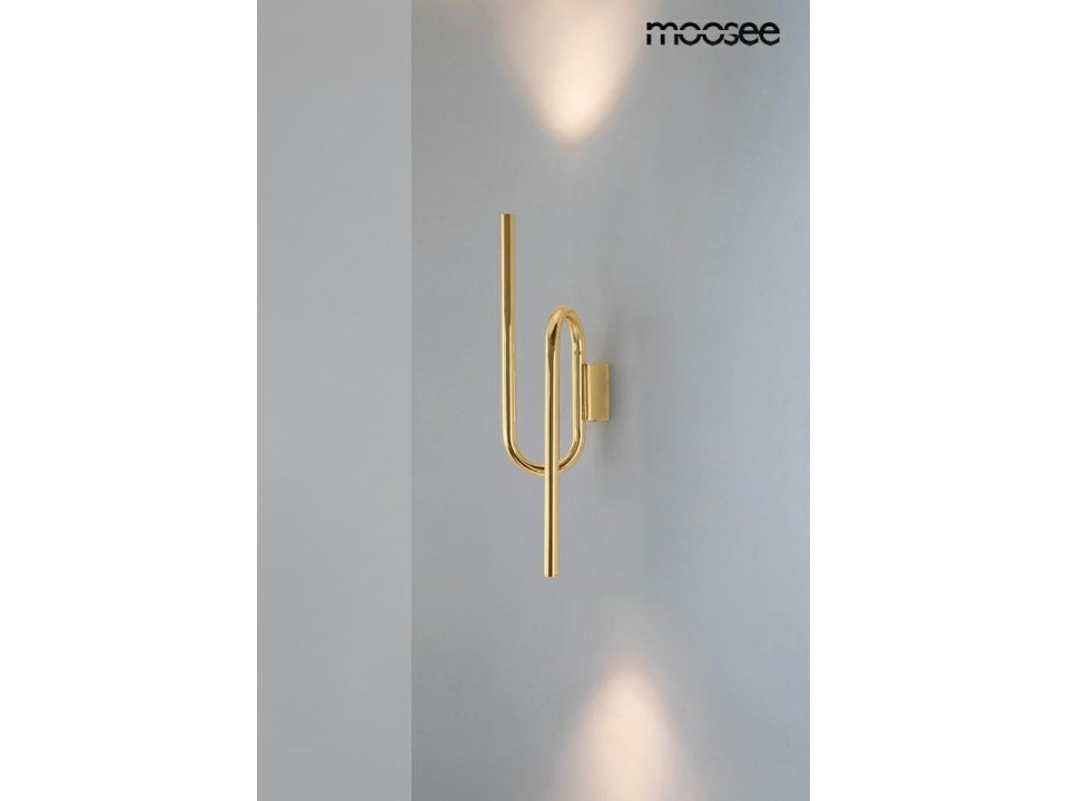 MOOSEE lampa ścienna MACAROON złota - Moosee