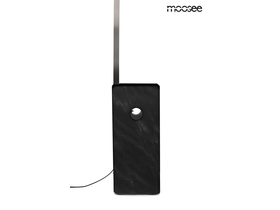 MOOSEE lampa podłogowa MARMO czarna - Moosee