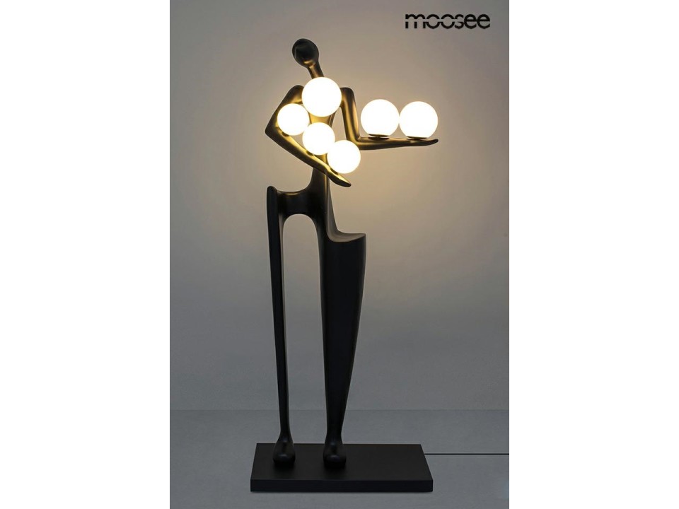 MOOSEE lampa podłogowa HUMAN DREAMER czarna - Moosee