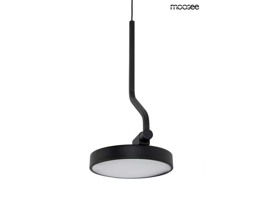MOOSEE lampa ścienna FLAT czarna - Moosee