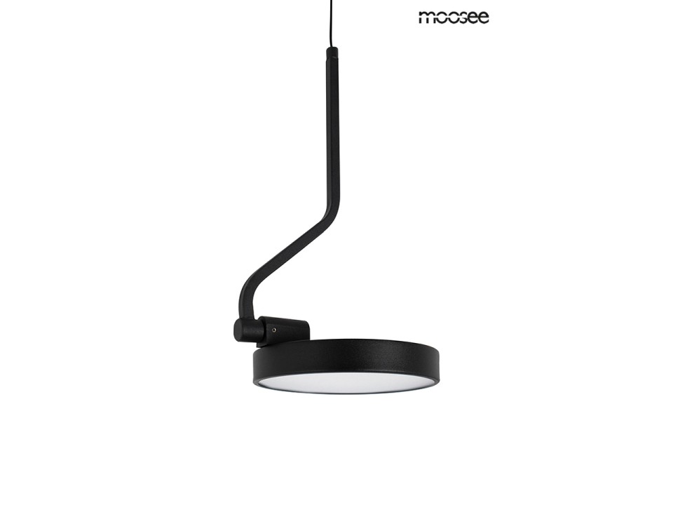 MOOSEE lampa ścienna FLAT 3 czarna - Moosee
