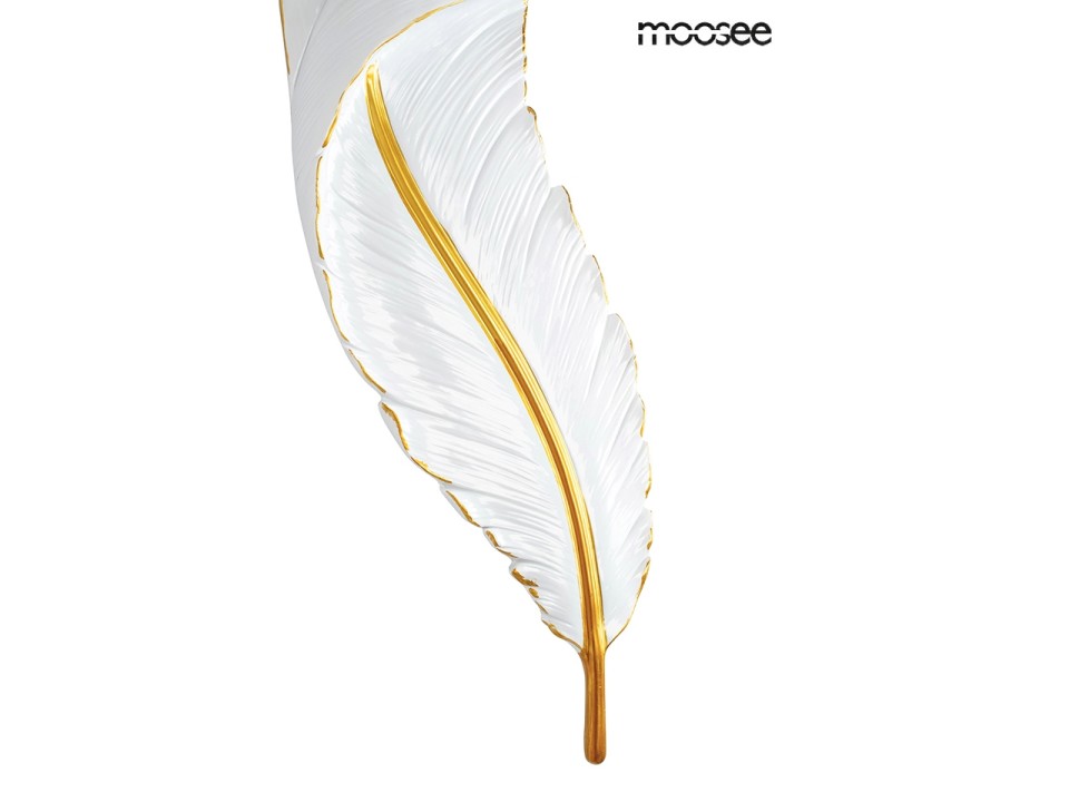 MOOSEE lampa ścienna IKAR 60 biała / złota - Moosee