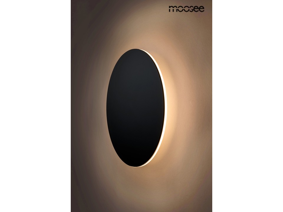 MOOSEE lampa ścienna SHADOW SUN 25 czarna - Moosee