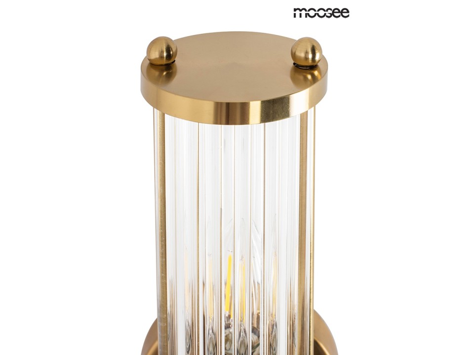 MOOSEE lampa ścienna PILAR złota - Moosee