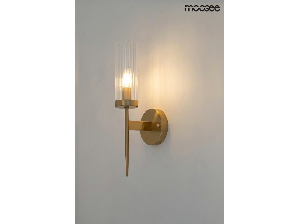 MOOSEE lampa ścienna TORCH złota - Moosee