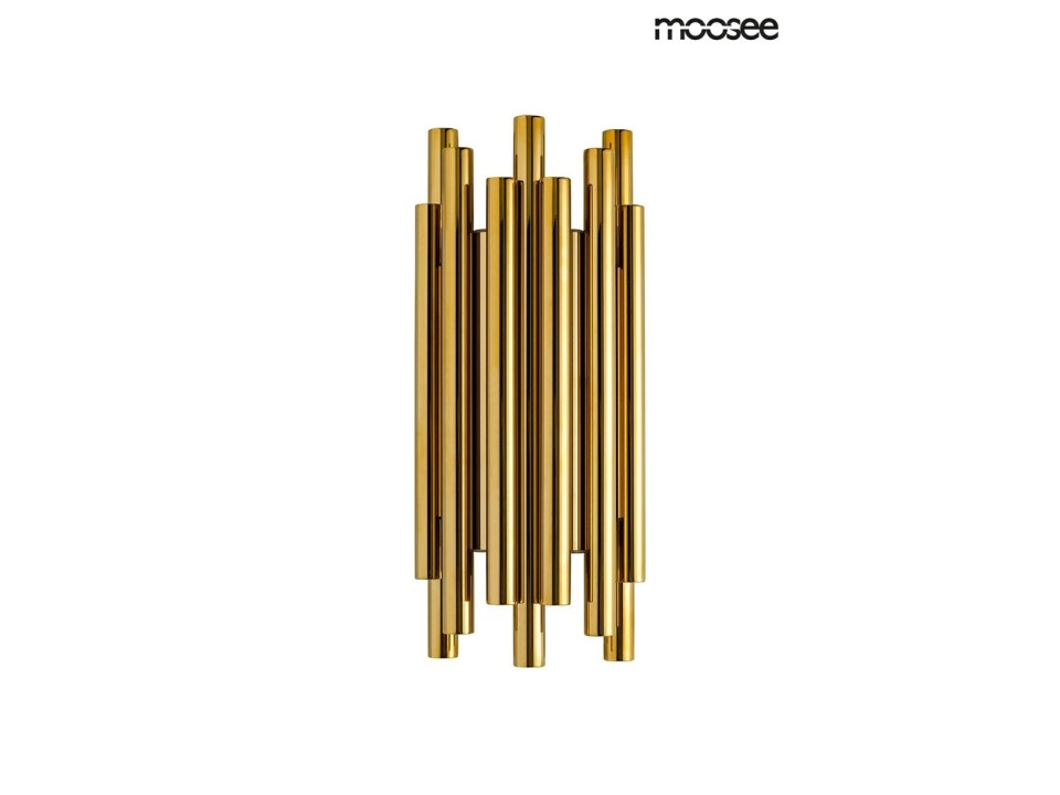 MOOSEE lampa ścienna ORGANO złota - Moosee