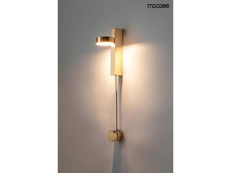 MOOSEE lampa ścienna CLARID GOLD złota - Moosee