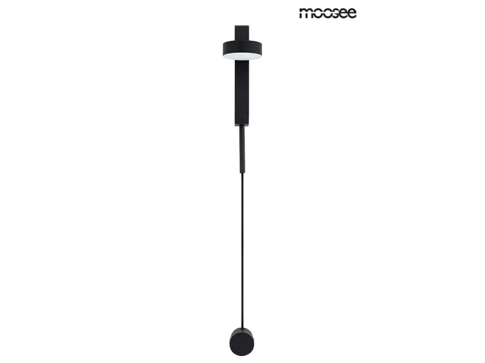 MOOSEE lampa ścienna CLARID BLACK czarna - Moosee