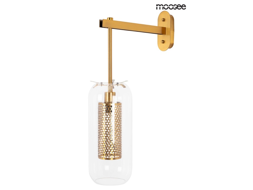 MOOSEE lampa ścienna LAMPION złota - Moosee