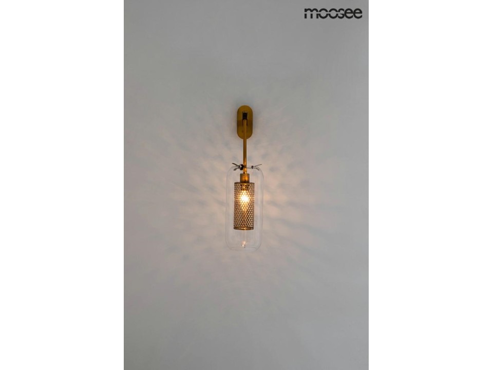 MOOSEE lampa ścienna LAMPION złota - Moosee