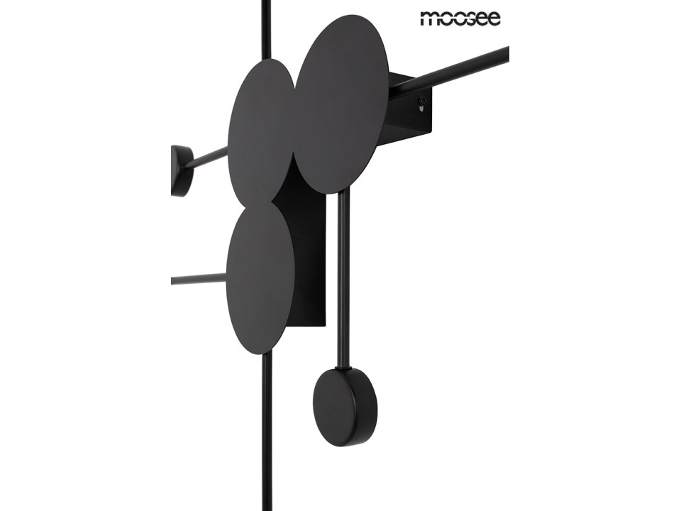 MOOSEE lampa ścienna SHADOW MULTI czarna - Moosee