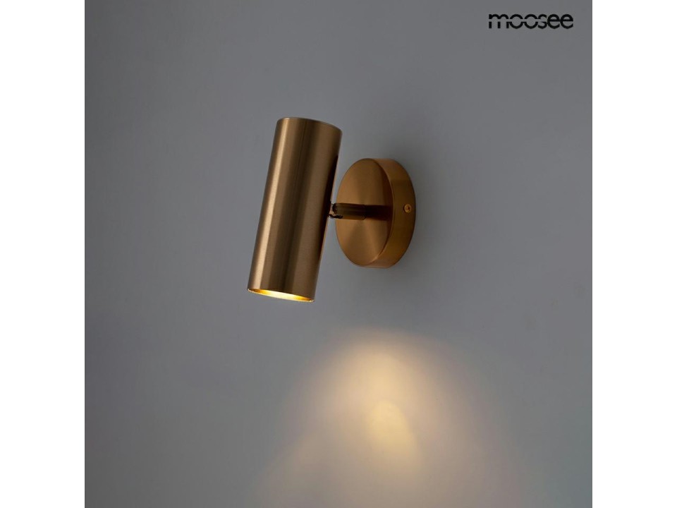 MOOSEE lampa ścienna SPOT złota - Moosee