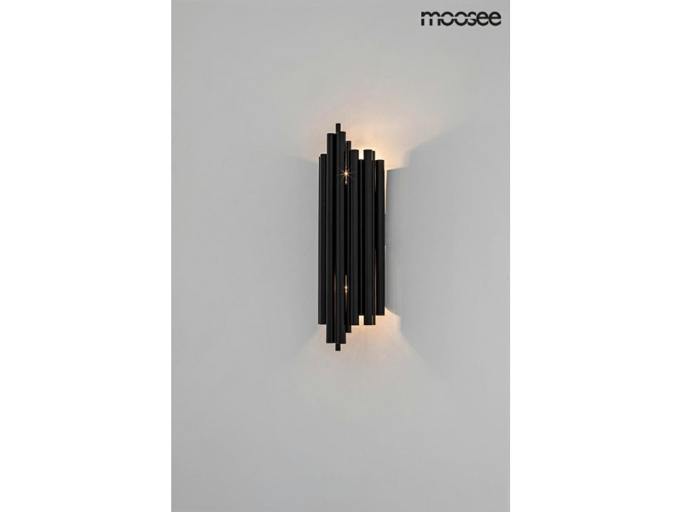 MOOSEE lampa ścienna HARMONIC BLACK czarna - Moosee