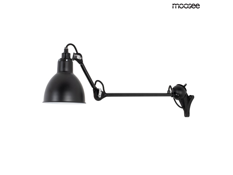 MOOSEE lampa ścienna FRANK RANGE czarna - Moosee