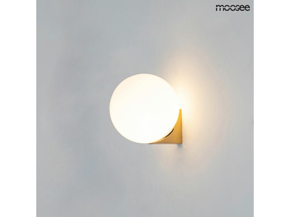 MOOSEE lampa ścienna BOLL złota - Moosee