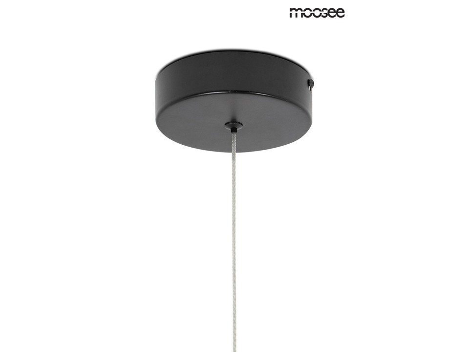 MOOSEE lampa wisząca LAVA czarna / bursztynowa - Moosee