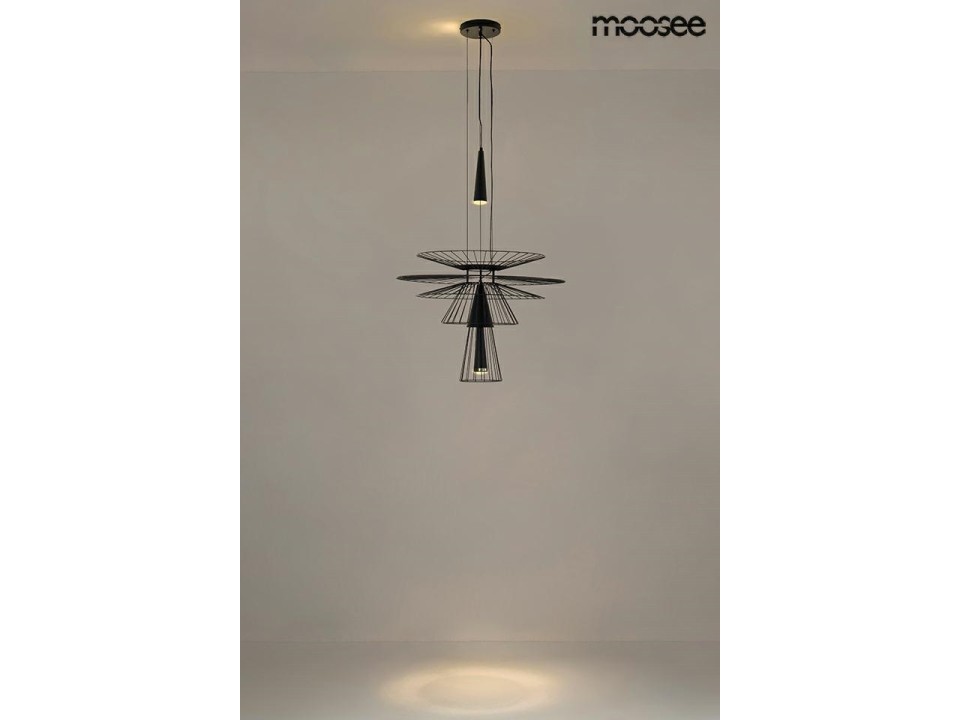 MOOSEE lampa wisząca SESTO czarna - Moosee