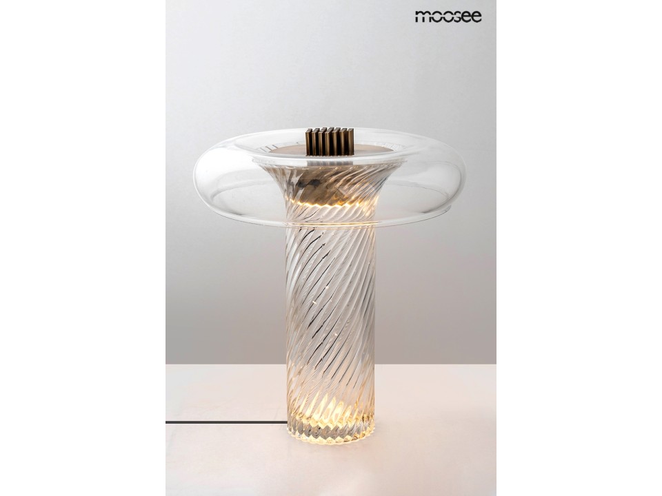 MOOSEE lampa stołowa ICAR złota - Moosee