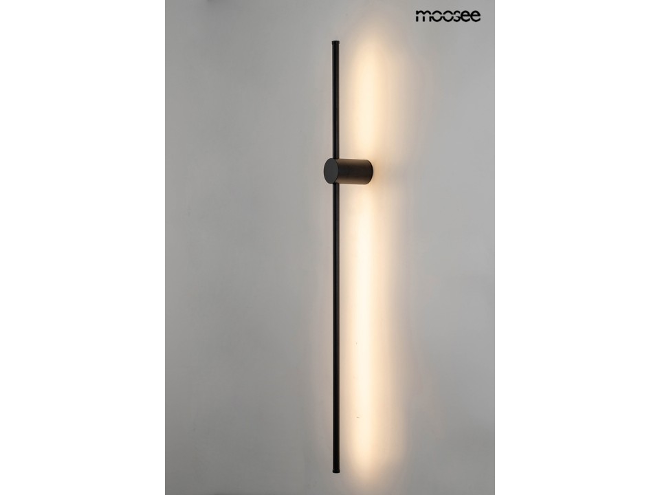 MOOSEE lampa ścienna OMBRE 100 czarna - Moosee