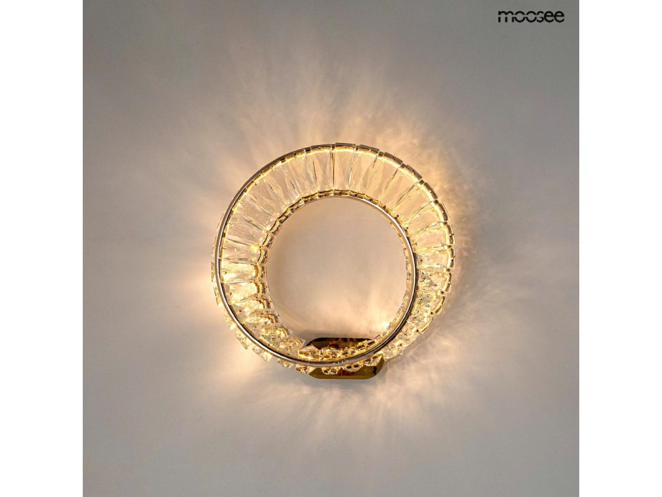 MOOSEE lampa ścienna WAVE złota - Moosee