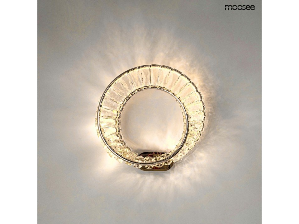 MOOSEE lampa ścienna WAVE chrom - Moosee
