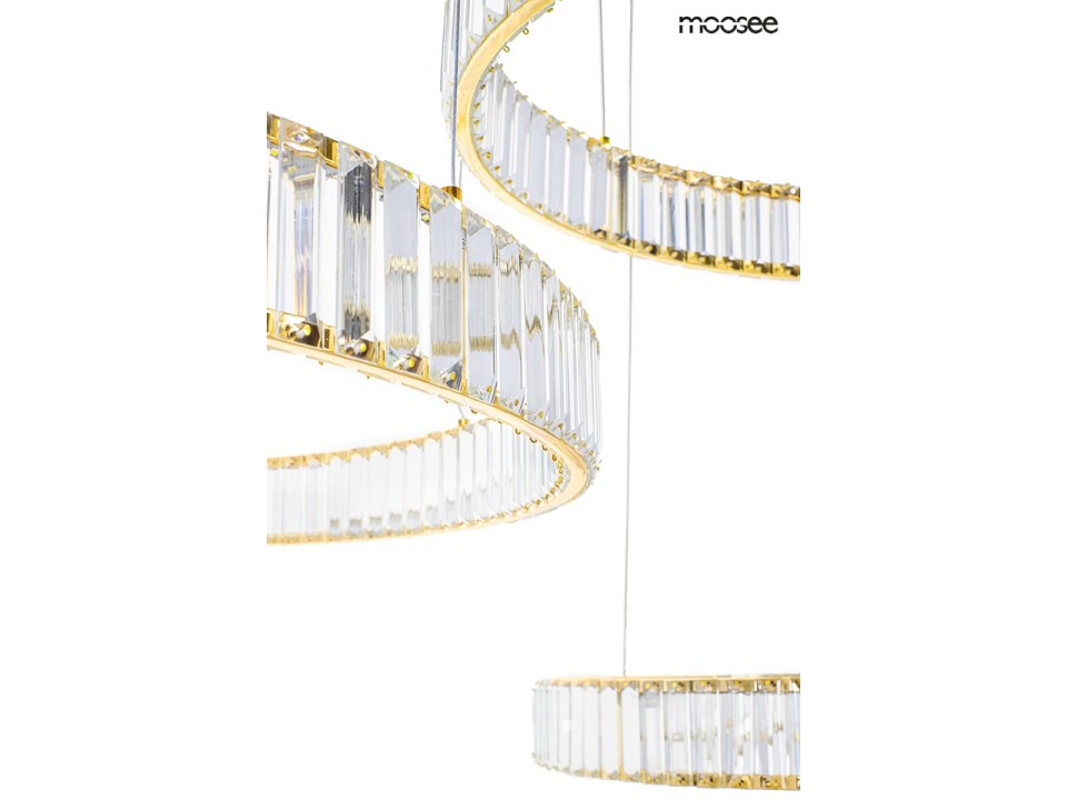 MOOSEE lampa wisząca LIBERTY 3A złota - Moosee