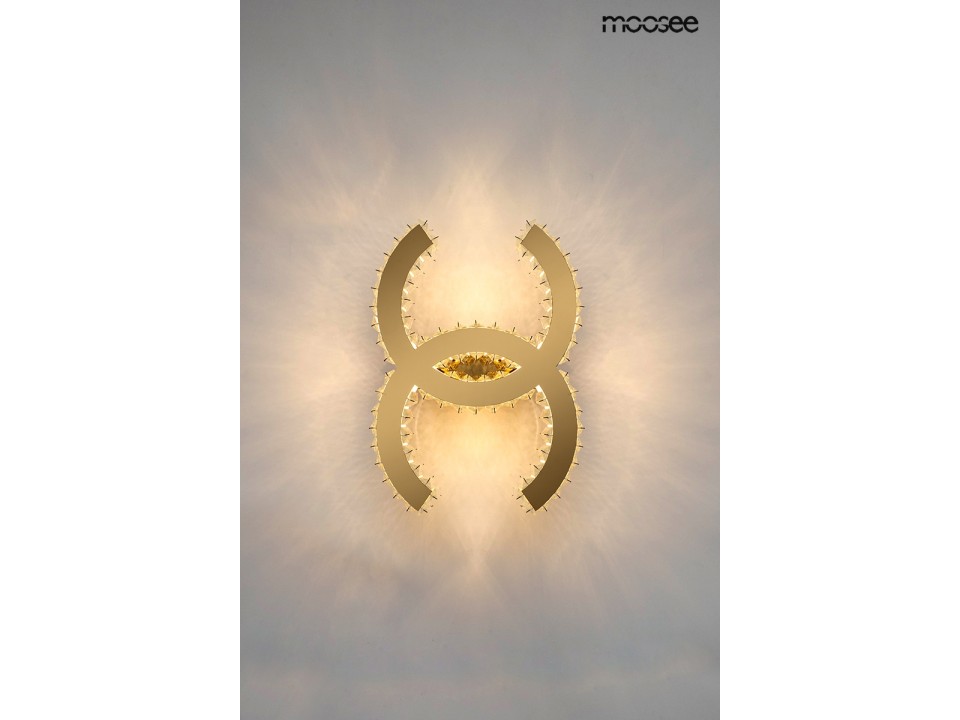 MOOSEE lampa ścienna LIBERTY złota - Moosee