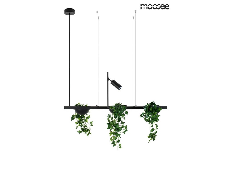MOOSEE lampa wisząca PLANT LINE czarna - Moosee