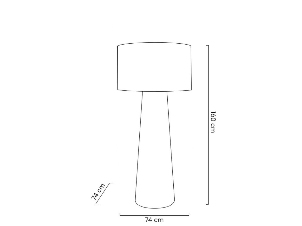 MOOSEE lampa podłogowa KAS 160 - Moosee