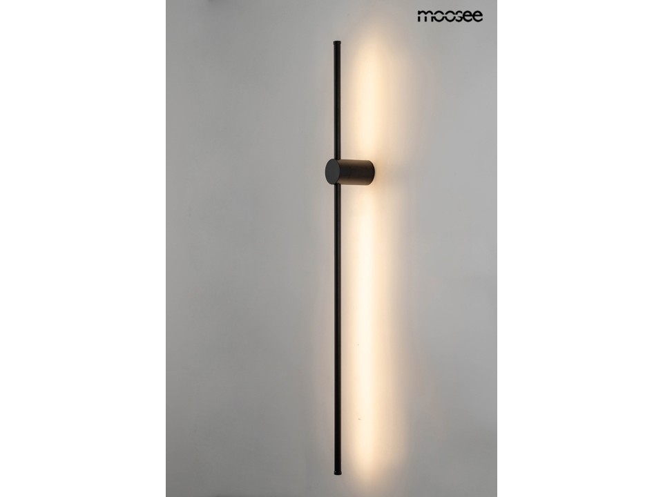 MOOSEE lampa ścienna OMBRE 120 czarna - Moosee