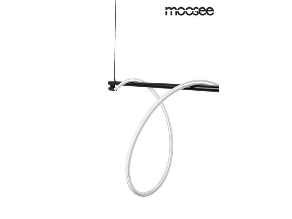 MOOSEE lampa wisząca SERPIENTE 120 czarna - Moosee