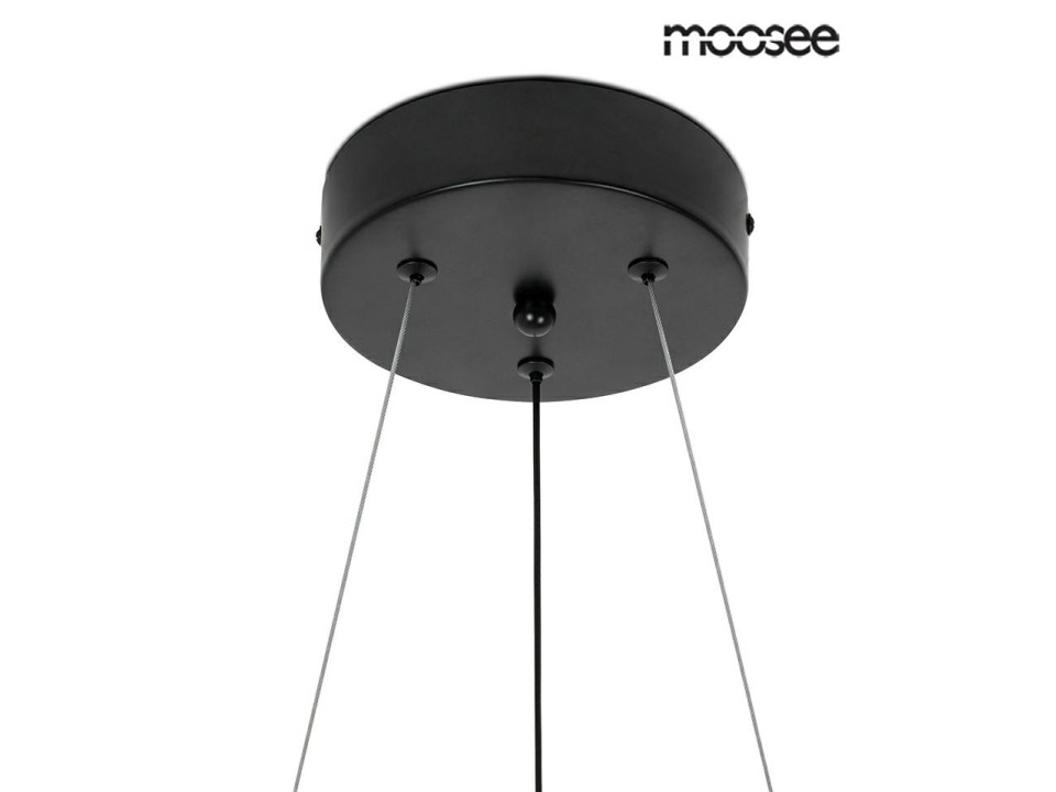 MOOSEE lampa wisząca SERPIENTE 60 czarna - Moosee