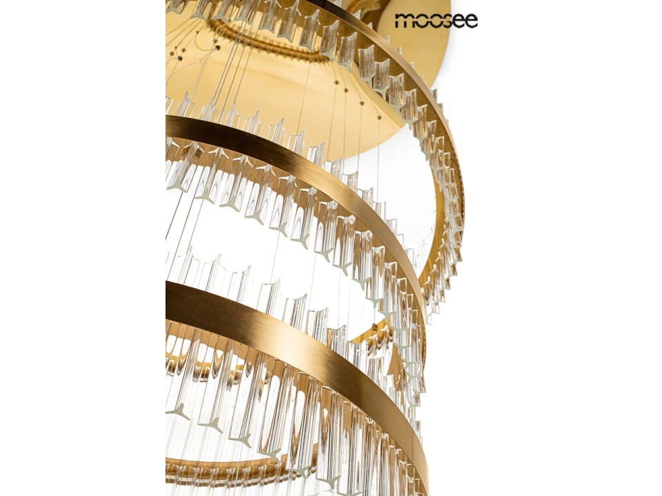 MOOSEE lampa wisząca GHIA 5 złota - Moosee