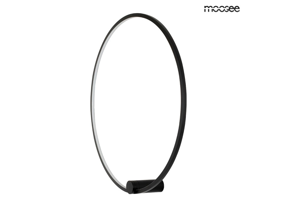 MOOSEE lampa ścienna HOOP 80 czarna - Moosee